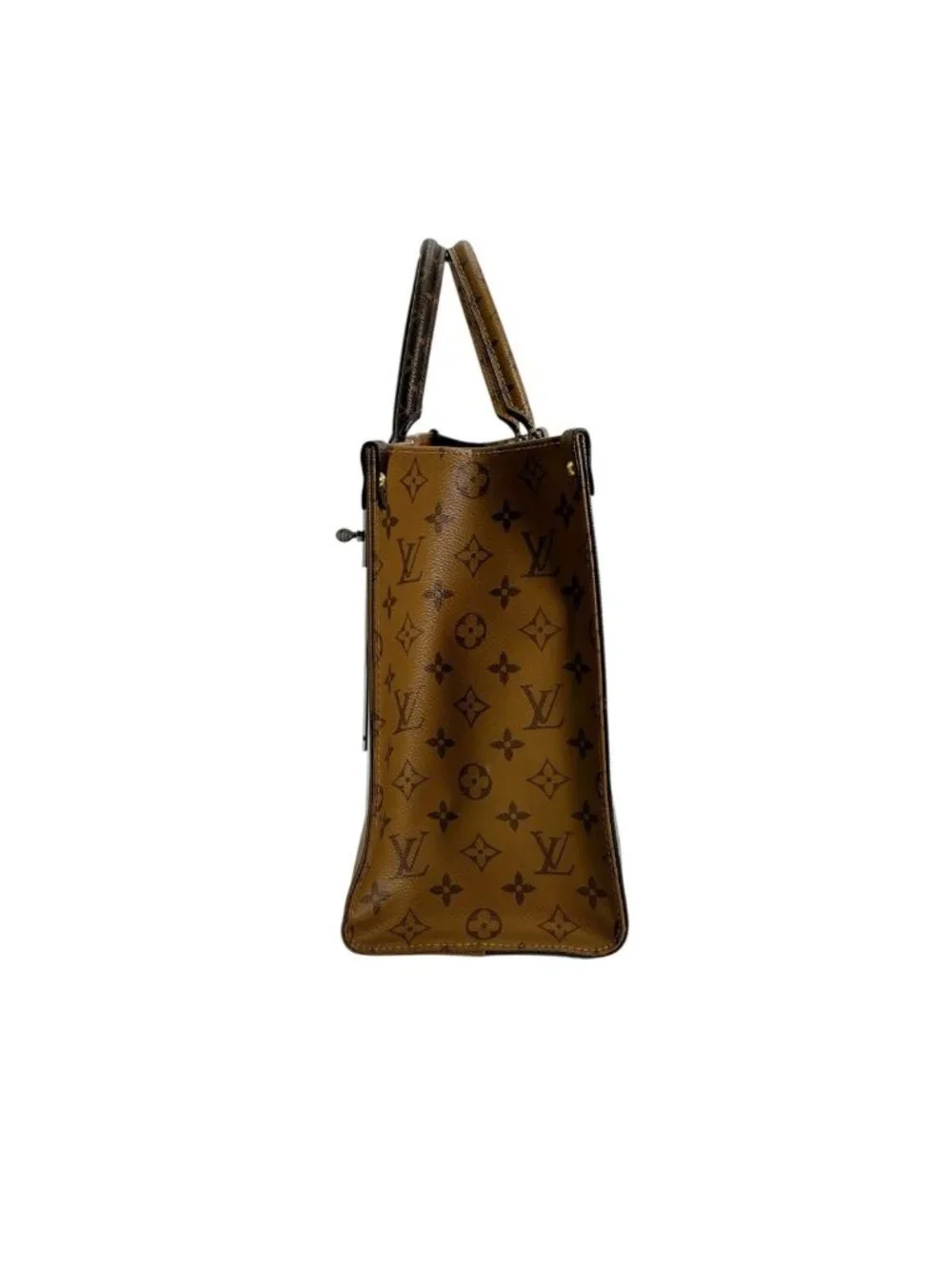 Louis Vuitton Monogram Giant Reverse Handbag On-the-go MM Tote Bag - Picture 4 of 15
